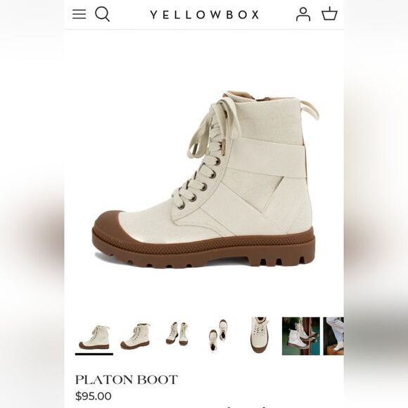 NIB Yellow Box Platon Sneaker Boots - Picture 10 of 10